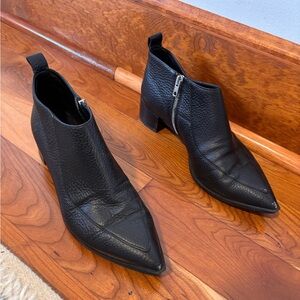 Everlane Black Italian Leather Ankle Boots